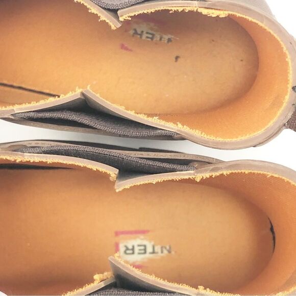 HUNTER | RARE Men’s Rubber Strapped Ankle Boots Dark Brown Size 12 - Picture 11 of 12